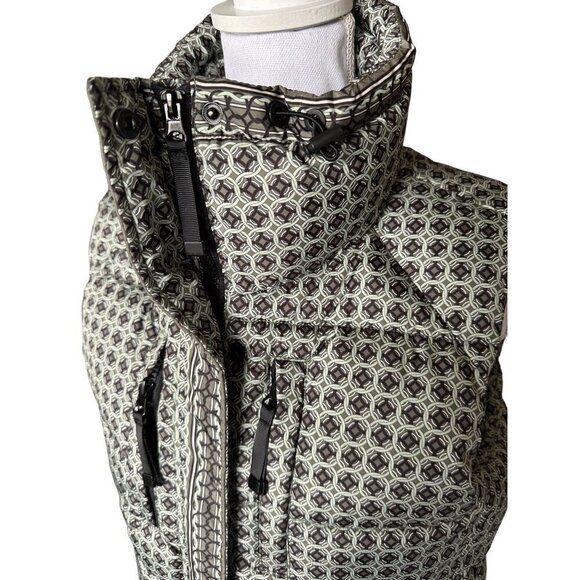 Max Studio London Womens Puffer Vest Size Small Green Black Pockets $188 - Picture 5 of 14